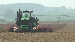 John Deere 9570RT 600 hp crawler tractor pulling Horsch Tiger by Global Farm Machinery 391 views 1 month ago 1 minute, 20 seconds