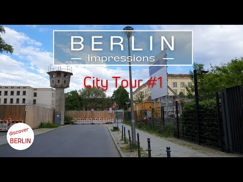 [4K] Berlin - City tour #1 - along the former border strip - by bicycle