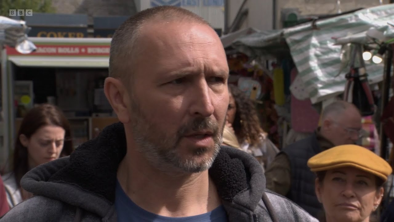 Eastenders - Ross Causes a Scene in The Square