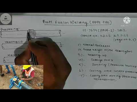 HDPE Pipe Butt Fusion Welding Joint According To Indian Standard