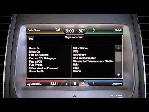 SYNC With MyLincoln Touch System And Settings Voice Commands Best Practices Lincoln How To Video