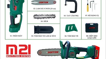 Test cưa xích Dekton mẫu Động cơ cải tiến