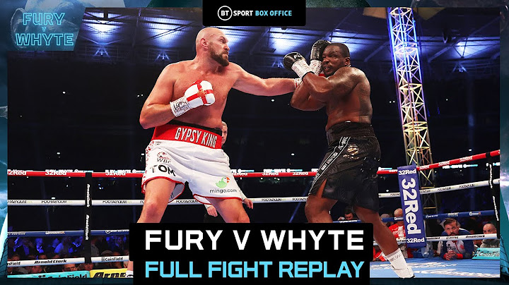 Tyson Fury v Dillian Whyte | Full Fight Replay | Fury delivers career highlight KO at Wembley