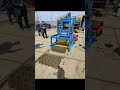 diesel power movable hollow block making machine #shorts