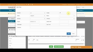 How to add custom firewall rule
