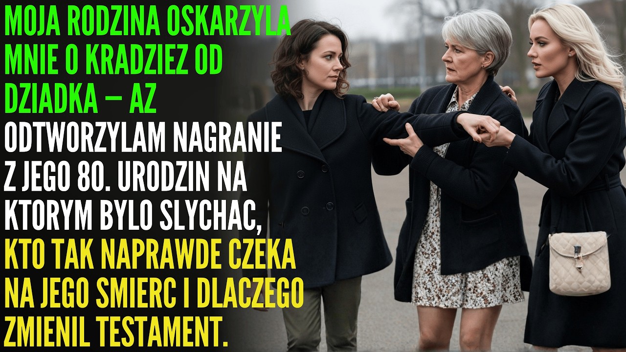 Rodzina oskarżyła mnie o kradzież – puściłam nagranie z 80. urodzin dziadka