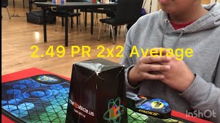 2.49 PR 2x2 Average + 1.66 Single!