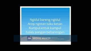 Nggolek pangan bebarengan lirik
