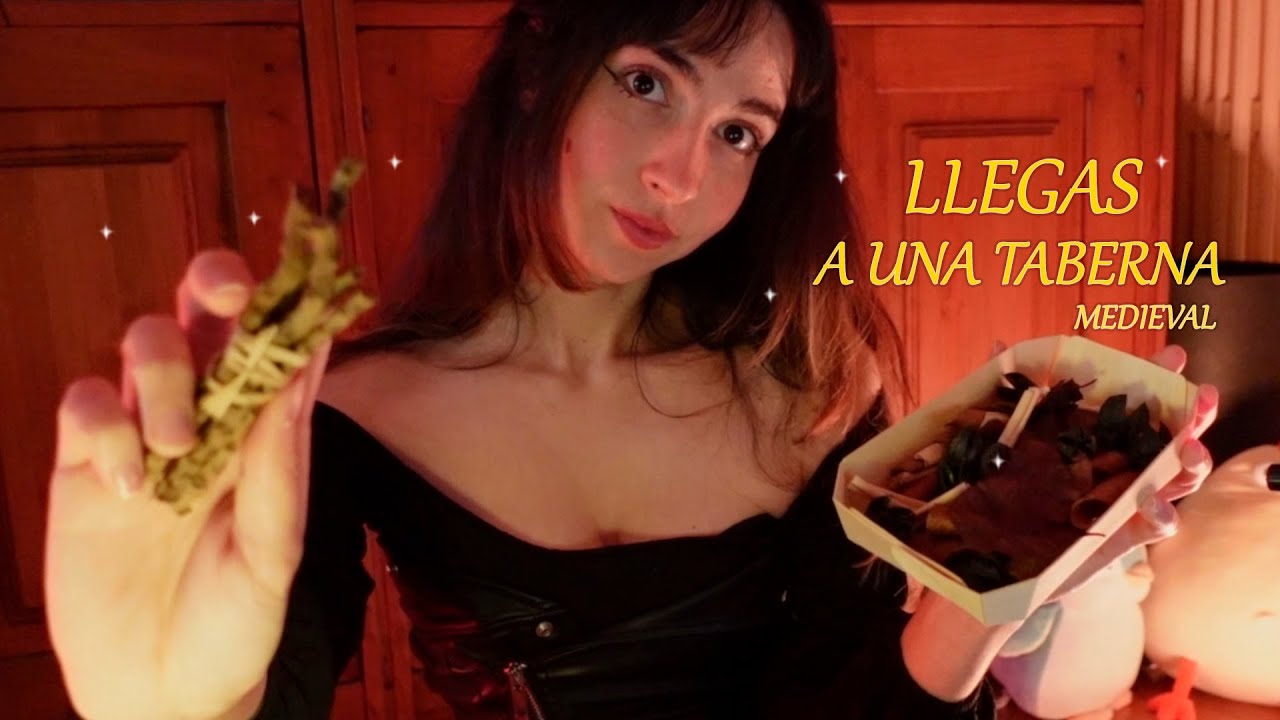 ASMR (RP) Llegas a una TABERNA Medieval 🍁🌱Hablando SUAVE