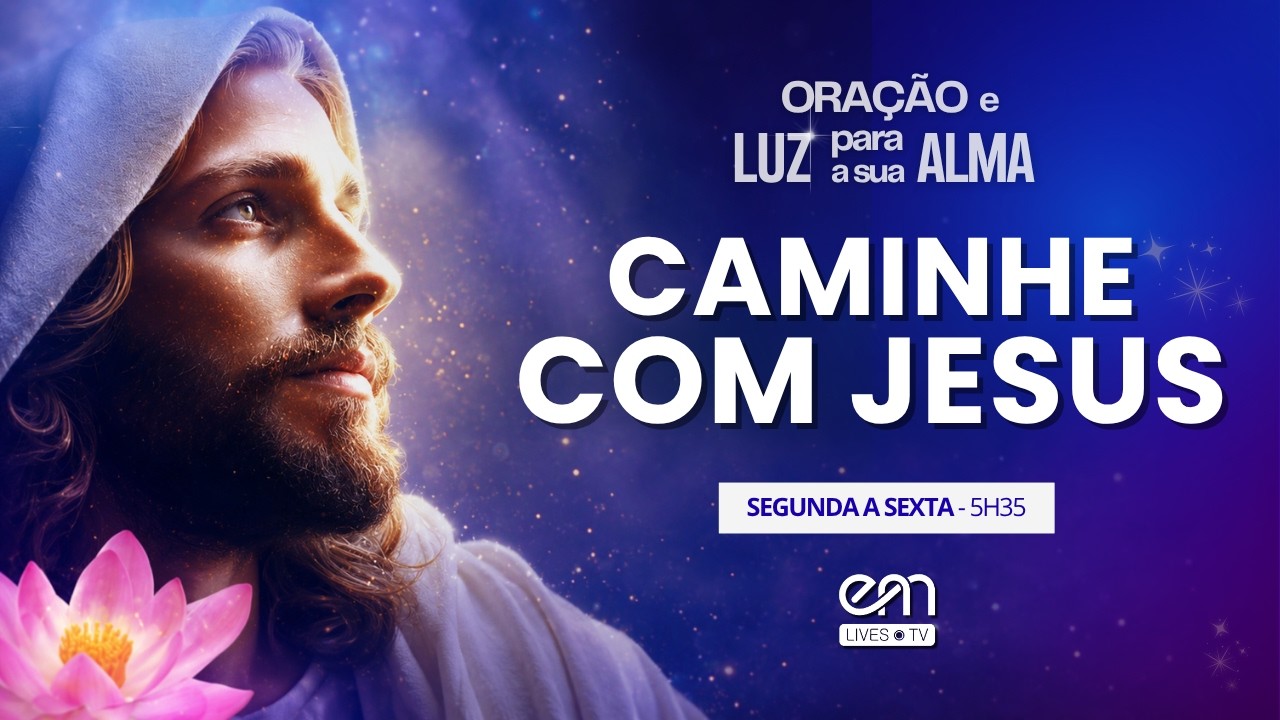 🌟 Produção Exclusiva EM Lives TV – Espiritismo e Mediunidade

➡️ Oração e Luz para a Sua Alma — Episódio #239

📖 Livro Caminho, Verdade e Vida (Emmanuel, psicografia Chico Xavier) — Capítulo 5: Bases — “Disse-lhe Pedro: Nunca me lavarás os pés. Respondeu-lhe Jesus: Se eu não te lavar, não tens parte comigo.” — JESUS (JOÃO 13:8)

💙 CAMINHE COM JESUS
Neste episódio do programa Oração e Luz para a Sua Alma, Emmanuel nos convida a refletir sobre o profundo significado do gesto de Jesus ao lavar os pés de Seus discípulos.
Mais do que um exemplo de humildade, esse ensinamento simboliza a renovação interior daqueles que decidem seguir o Cristo. Quando permitimos que Seus ensinamentos transformem nossa maneira de viver, nossos passos passam a percorrer novos caminhos, sustentados pelo amor, pelo perdão e pela esperança.

✨ Uma mensagem inspiradora para iniciar o dia fortalecendo a fé e aprendendo que caminhar com Jesus é renovar continuamente a própria vida.

🎙️ Locução: Regina Mercadante (SP)

🌟 Sobre o programa

Oração e Luz para a Sua Alma é um momento diário de leitura, reflexão e prece à luz do Evangelho e da Doutrina Espírita, inspirado nas obras de Emmanuel, psicografadas por Francisco Cândido Xavier.

▶️ Assista à playlist completa:
https://www.youtube.com/playlist?list=PL6S9KEn3CGmWgR86l3gGG2fvd4fp8-kEA

▶️ Inscreva-se no canal:
https://www.youtube.com/espiritismoemediunidade

🔹 Produção e transmissão: EM Lives TV – Espiritismo e Mediunidade
🔹 Realização: EM Digital – Espiritismo e Mediunidade

🌐 Acesse nossas mídias sociais:

🔹 Site – https://emlives.tv
🔹 YouTube – https://www.youtube.com/espiritismoemediunidade
🔹 Facebook – https://www.facebook.com/espiritismoemediunidade
🔹 Instagram – https://www.instagram.com/espiritismo.mediunidade
🔹 TikTok – https://www.tiktok.com/@espiritismoemediunidade
🔹 Kwai – https://kwai.com/@Emlivestv
🔹 X – https://x.com/EMediunidade

#emlivestv #espiritismoemediunidade #caminhoverdadeevida #emmanuel #chicoxavier #oração #prece #jesus #evangelho #joão #caminhecomjesus #fé #renovação #reginamercadante