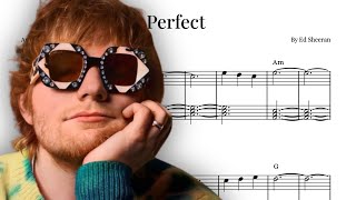 Perfect - Ed Sheeran | Easy Piano Sheet Music