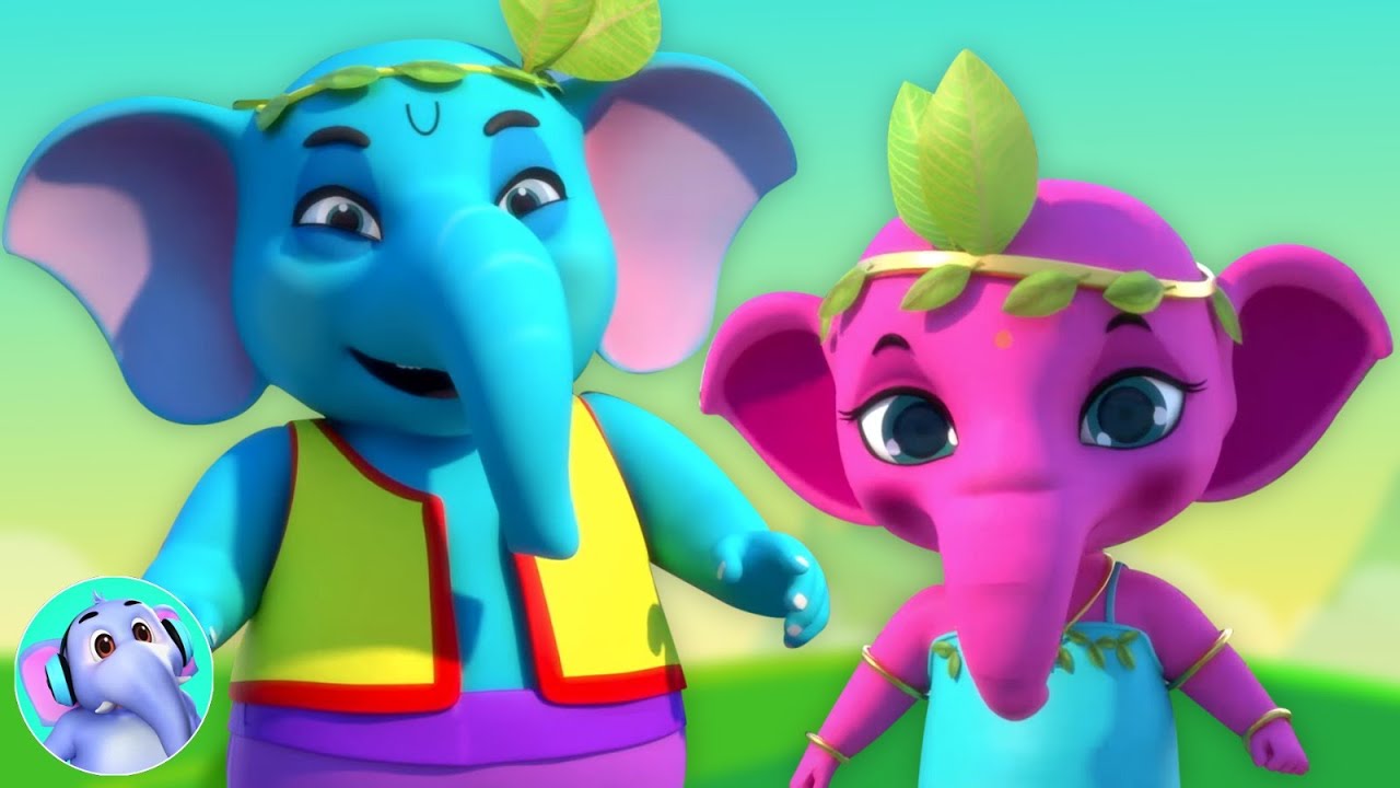 Rhathi Raja Hathi Raja, हाथी राजा, Cartoon Videos + More Elephant Song and Hindi ...