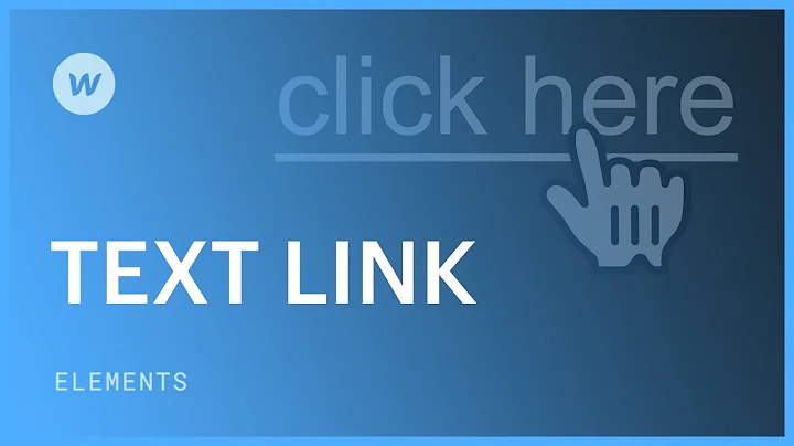 Text links - Web design tutorial