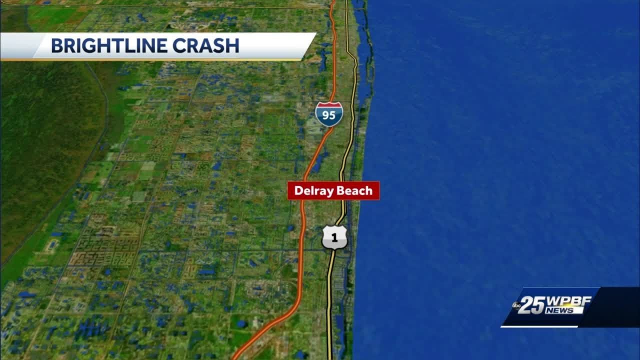 Pedestrian killed in Delray Beach Brightline crash - YouTube