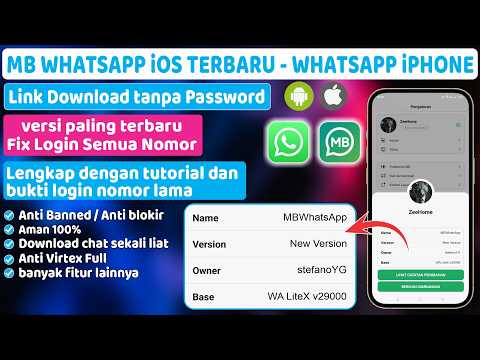 MB WhatsApp Terbaru dan Solusi WA Keluar Sendiri ⚡WhatsApp Mod iOS Terbaik