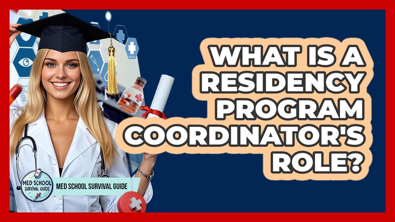 What Is A Residency Program Coordinator's Role? - Med School Survival Guide