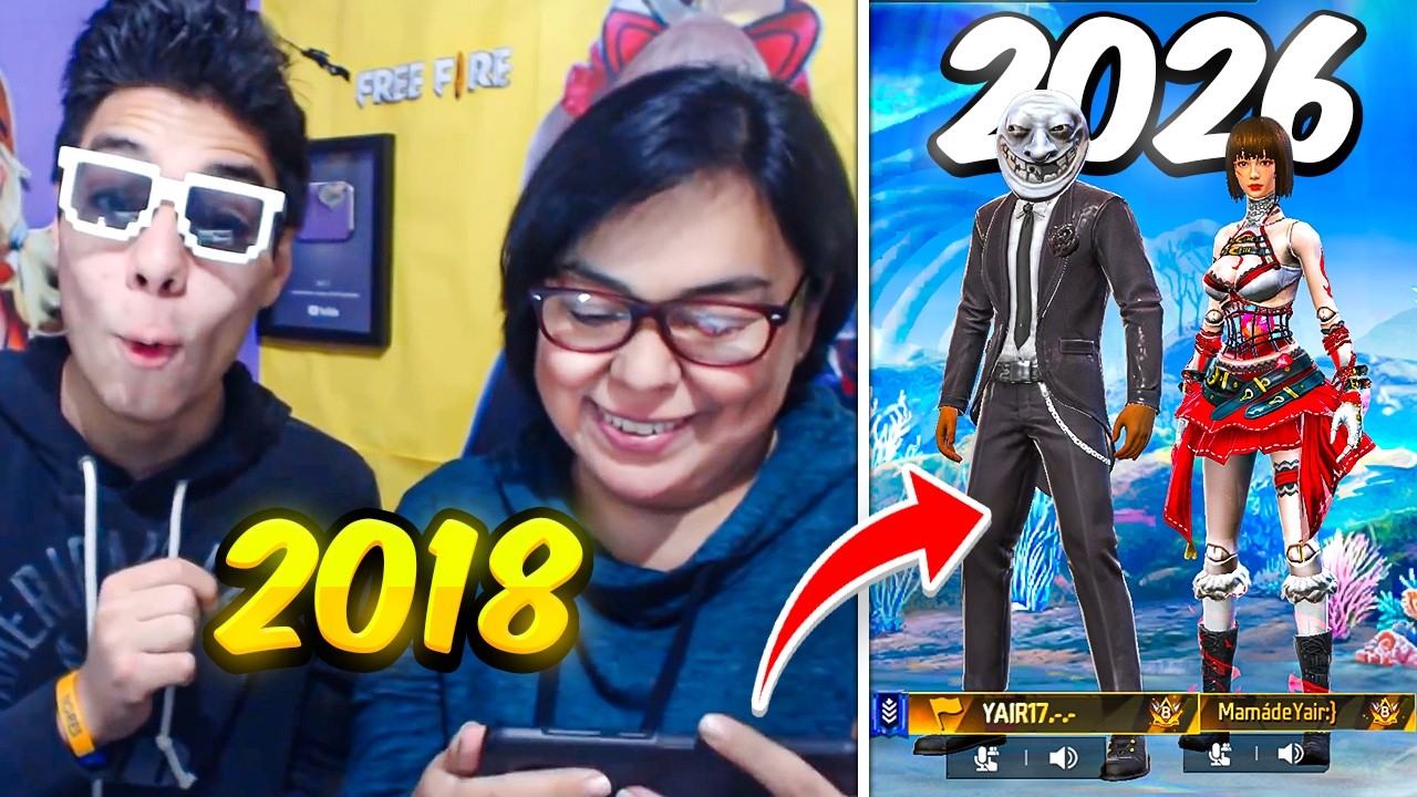 ENTRÉ 8 AÑOS DESPUÉS A LA CUENTA DE MI MAMÁ EN FREE FIRE Y ENCONTRÉ ESTO - Yair17