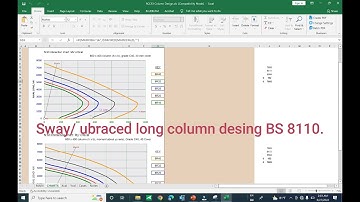 Design sway long column BS 8110
