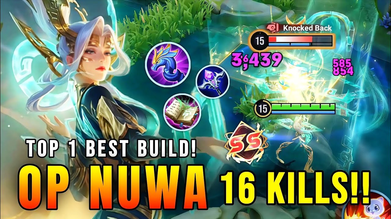 16 УБИЙСТВ!! Безумный геймплей на легендарной мидлейнере за Нуву – Лучшая сборка в честь королей