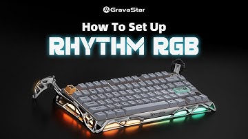 Tutorial | How to set up Rhythm RGB lighting on GravaStar Mercury Keyboard | For K1 Pro/K1/K1 Lite