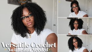 $27 EASY Curly Crochet Install | No Illusion Method | Dansama Passion Twist Hair | Perfect Fall Hair