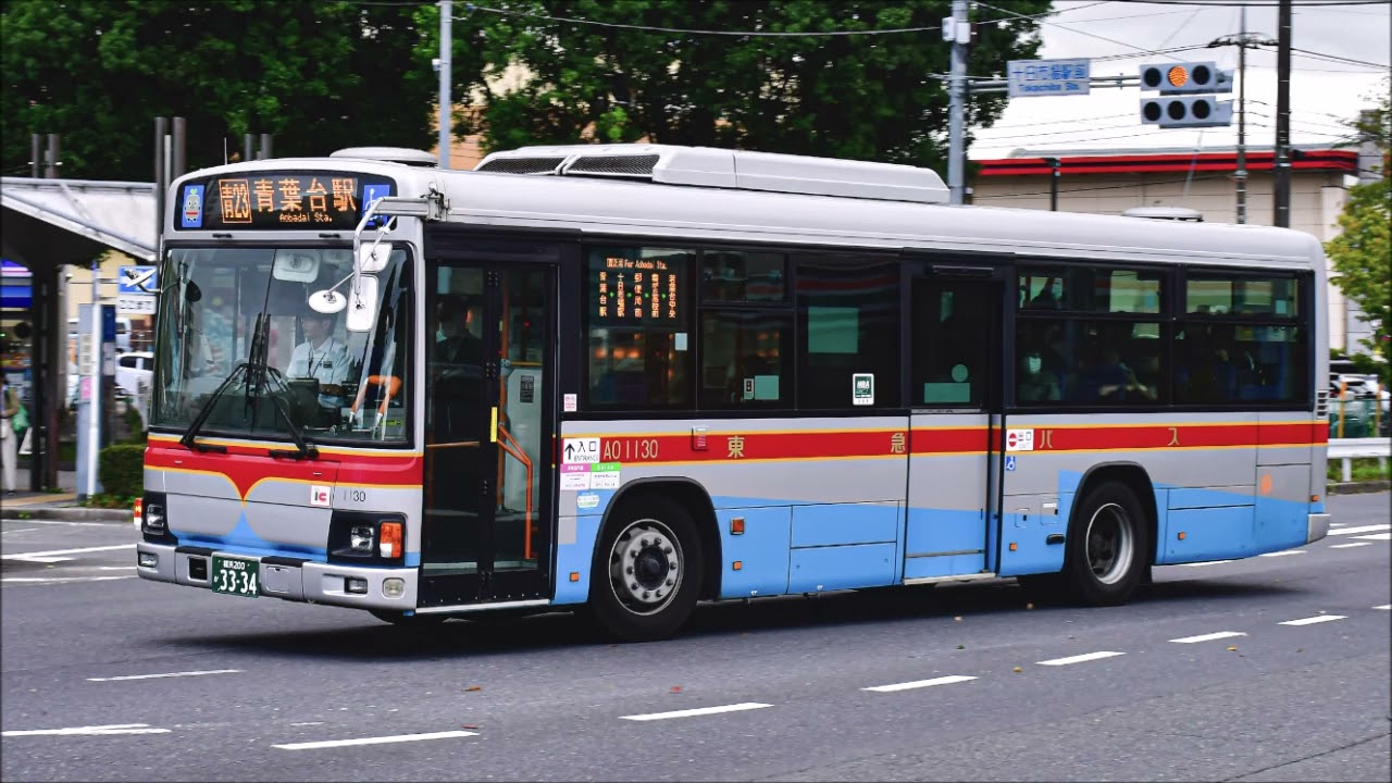【全区間バス走行音】東急バス 青55系統 青葉台駅→中恩田橋【AO1130】