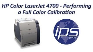 HP 4700 - Performing a Full Color Calibration