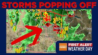 Thunderstorms move into Phoenix Metro