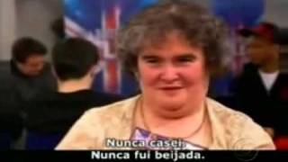 Susan Boyle no Jornal Hoje de 24/4/2009