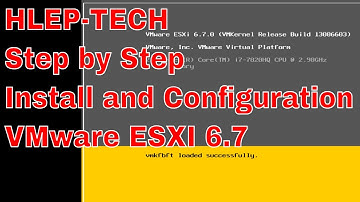 Step by step install and configuration ESXi 6.7 v3