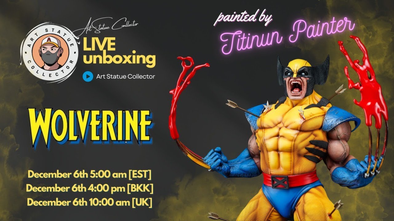 1/4 scale custom Wolverine [Live Unboxing] | Last Level - YouTube