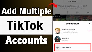 Famous How To Add Multiple Accounts On TikTok (Same Device) | Add Another TikTok Account (2023) Wealth