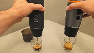 OUTIN NANO vs CONQUECO 😜🥊 Best Portable Coffee Maker? 🔥 Full Comparison &amp; Test.