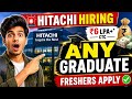 Hitachi Hiring Freshers 2026 🚀 | Any Graduate Can Apply | Associate Analyst Jobs | Hyderabad