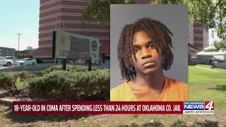 18-year-old in coma after spending less than 24 hours at Oklahoma Co. jail