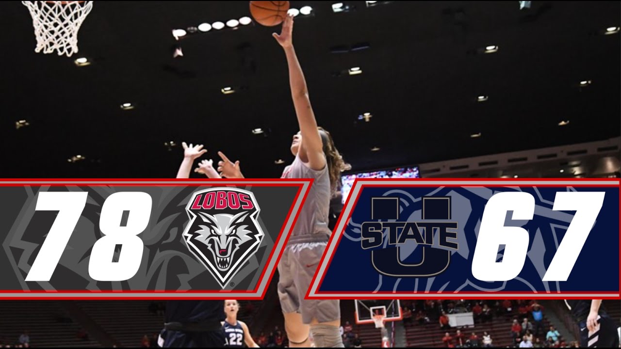 football score Lobo Women's Basketball Defeats Utah at Home