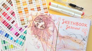 me vs art block (i'm losing) ♡ sketchbook session