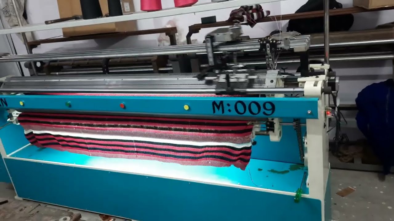 Flat computerized knitting machine (  9guage 72inch 6colours ) Automatic System