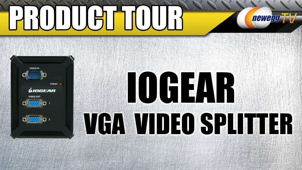 Newegg TV: IOGEAR 2-Port VGA Video Splitter Product Tour