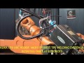 KUKA KR6 ARC ROBOT WITH FRONIUS TPS WELDING SYSTEM & ROTATING TABLE AT EUROBOTS