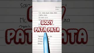 Body Pata Pata  Faris Adam Ft Diva Aurel s  Sio Nona Body Pata Pata  Viral Tiktok