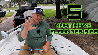 5 MUST HAVE FLOUNDER RIGS - These Rigs Catch Flounder!