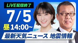 ウェザーニュースの配信のサムネイル画像