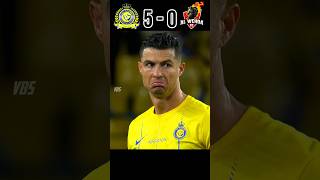 Al Nassr vs Al Wehda 6-0 Cristiano Ronaldo Hat-trick 🔥 2024 #football #youtube #shorts