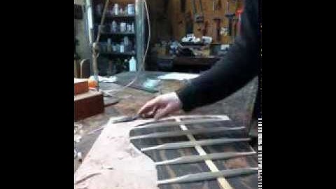 Carving guitar back braces with Beau Hannam Guitars and Ukuleles