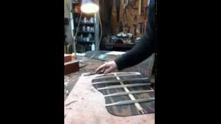 Carving guitar back braces with Beau Hannam Guitars and Ukuleles