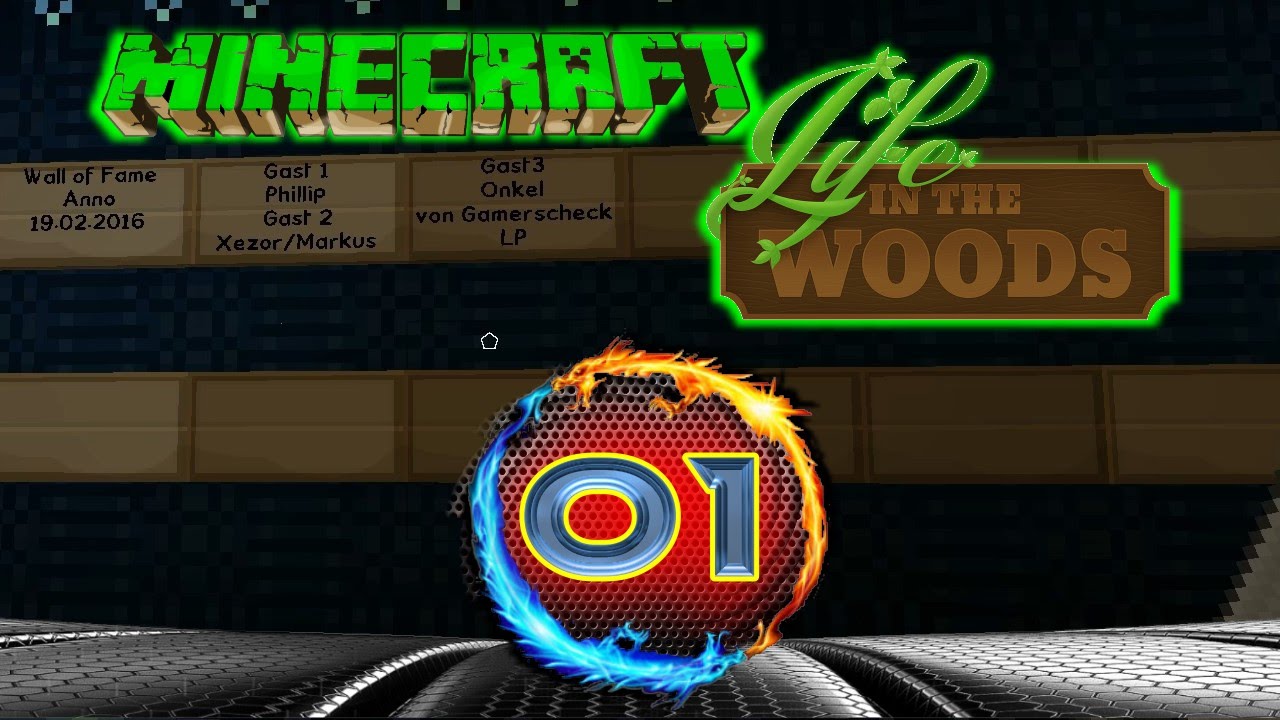 Zu Gast bei Cedes Binz ✮01✮ Life in the Woods [Minecraft] -1080p | 60Fps | Coop-