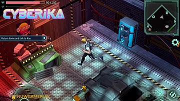 Cyberika - Gameplay Walkthrough Part 4 - Hack Mission (iOS, Android)