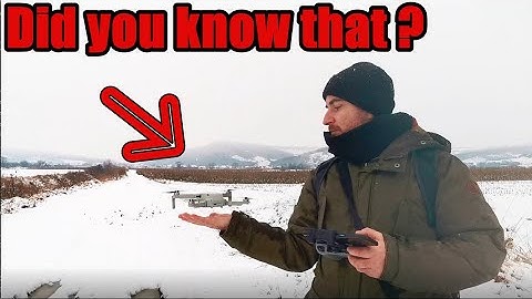 How to Hand Launch and Land Your Drone in Snow time
