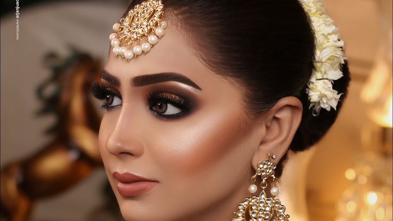 Black and Copper Smokey Halo Eye Makeup Tutorial